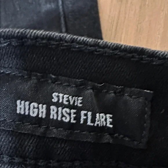 Lucky Brand 8/29 Black Stevie High Rise Flare Classic Black Women's Flared Jeans - Picture 7 of 7